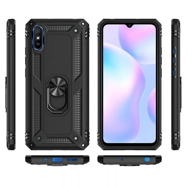 e- BeCover Military  Xiaomi Redmi 9A Black (705574) -  2