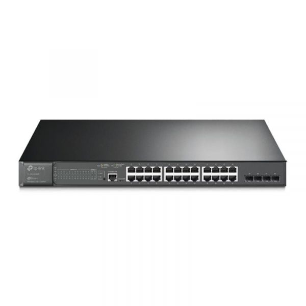  TP-Link TL-SG3428MP (24xGE PoE+, 4xSFP, 1xconsole, 1xmicroUSB console, Omada, L2, max PoE 384W) -  1