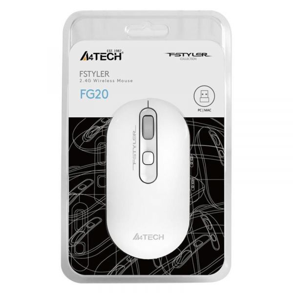   A4Tech FG20 White USB -  5