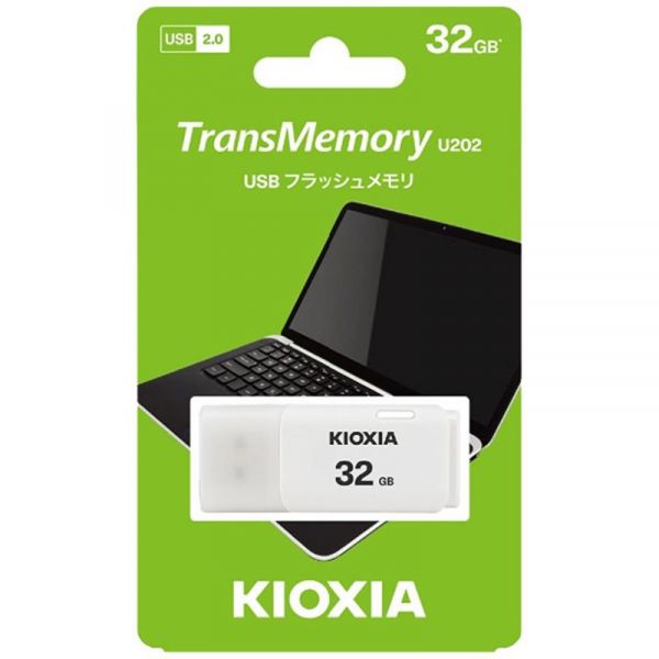 USB 32GB Kioxia TransMemory U202 White (LU202W032GG4) -  2