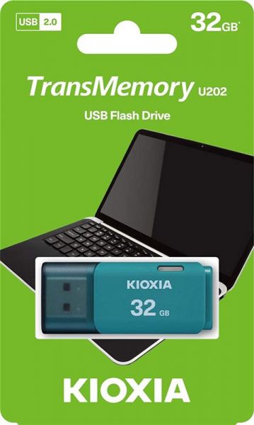 USB 32GB Kioxia TransMemory U202 Blue (LU202L032GG4) -  3