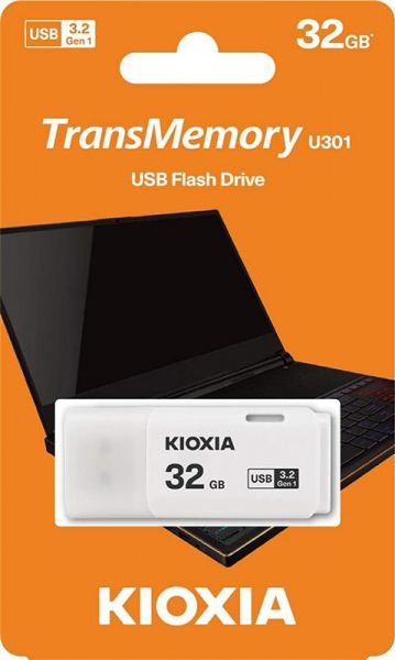 USB3.2  32GB Kioxia TransMemory U301 White (LU301W032GG4) -  3