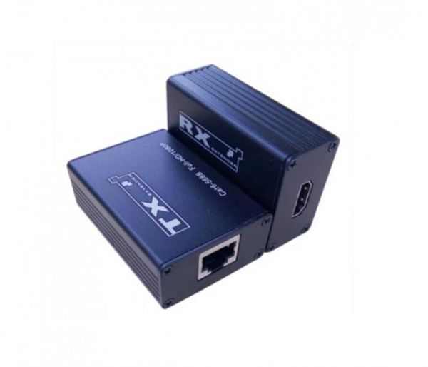  Vention HDMI - RJ-45 (F/F), Black (YT-SCPE HDM-30m1080/14903) -  1