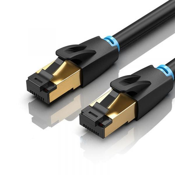 - CAT 8 SFTP Ethernet, 2 m, Black (IKABH) -  1