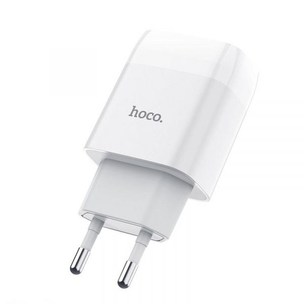   Hoco C72A Glorious (1USB, 2.1) White (6931474712998) +  Lightning -  2