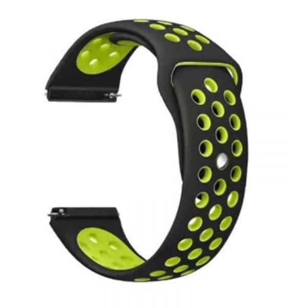  BeCover Nike Style  Amazfit Stratos 1/2/2S/3/GTR 2/GTR 47mm/GTR Lite 47mm/Nexo/Pace Black-Yellow (705814) -  1