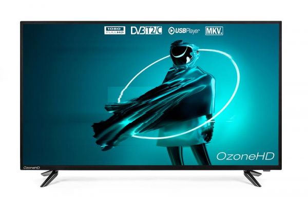  42" OzoneHD 42FN93T2, LED Full HD 1920x1080 60 , DVB-T2/C, 2xHDMI/VGA, 2xUSB, Vesa 200x200 -  1