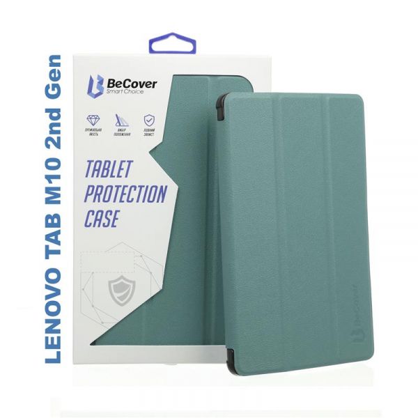    BeCover Smart Case Lenovo Tab M10 TB-X306F HD (2nd Gen) Dark Green (705969) -  1