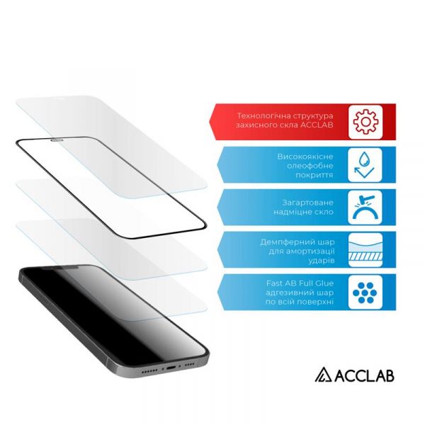   ACCLAB Full Glue  Samsung Galaxy A31 SM-A315 Black (1283126508578) -  3