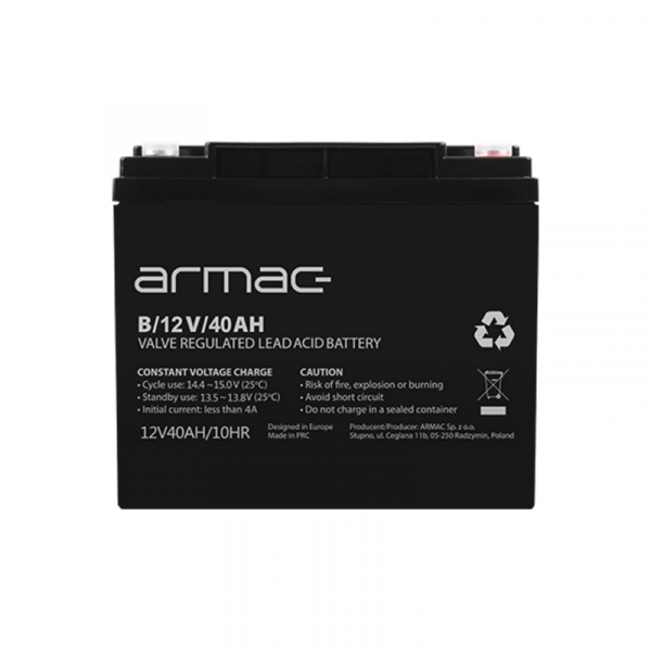      Armac 12V 40AH (Z29400) GEL -  1