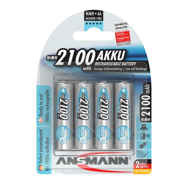  Ansmann AA/HR06 NI-MH 2100 mAh BL 4  -  1