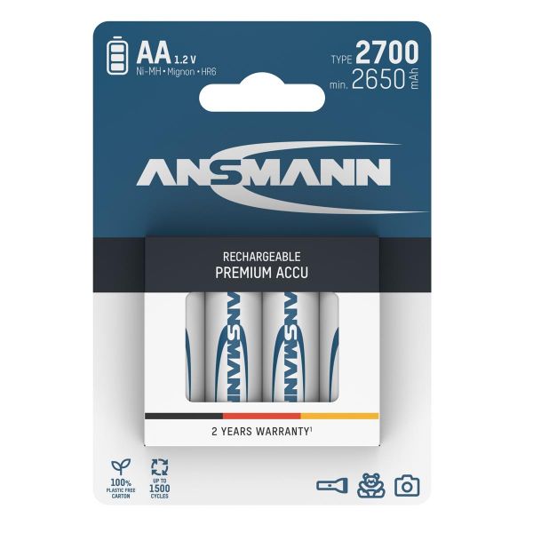  Ansmann AA/HR06 NI-MH 2700 mAh BL 4  -  1