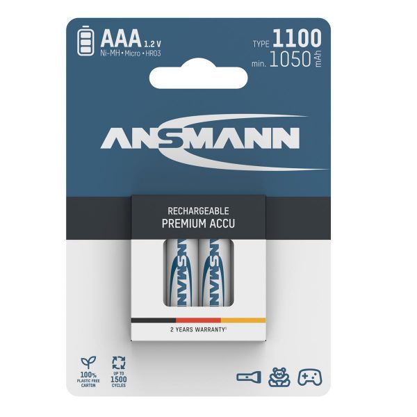  Ansmann AAA/HR03 NI-MH 1100 mAh BL 4  -  1