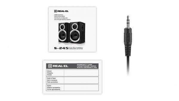   REAL-EL S-245 Black -  9