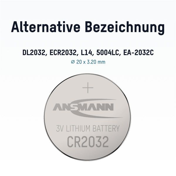  Ansmann CR2032 BL 1 -  3