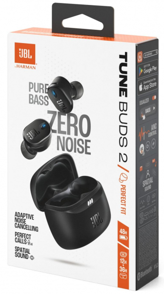 Bluetooth- JBL Tune Buds 2 Black (JBLTBUDS2BLK) -  11