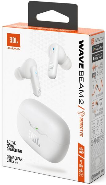 Bluetooth- JBL Wave Beam 2 White (JBLWBEAM2WHT) -  11