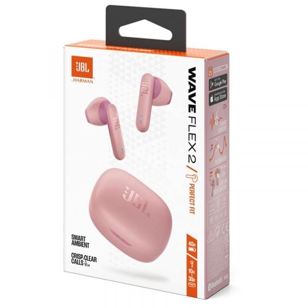 Bluetooth- JBL Wave Flex 2 Pink (JBLWFLEX2PIK) -  6