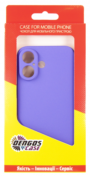 - Dengos Carbon  Apple iPhone 16 Purple (DG-TPU-CRBN-209) -  5