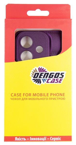 e- Dengos Soft  Oppo A3X Purple (DG-TPU-SOFT-68) -  5