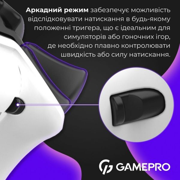  GamePro GPS13W White -  4