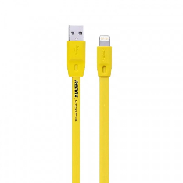  Remax RC-001i Full Speed USB - Lightning (M/M), 2 , Yellow (2000700000407) -  1