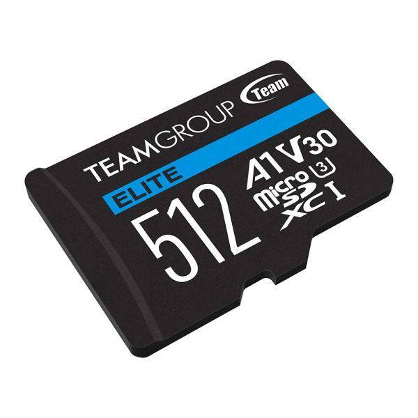  '  `i MicroSDXC 512GB UHS-I/U3 Class 10 Team Elite (TEAUSDX512GIV30A103) -  2