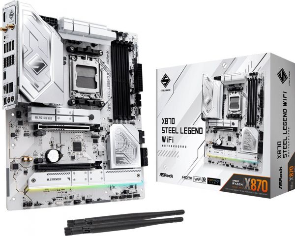   ASRock X870 Steel Legend WiFi Socket AM5 -  1