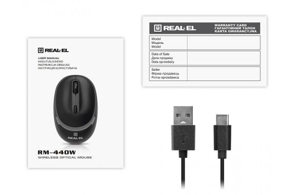   REAL-EL RM-440 W Black -  7