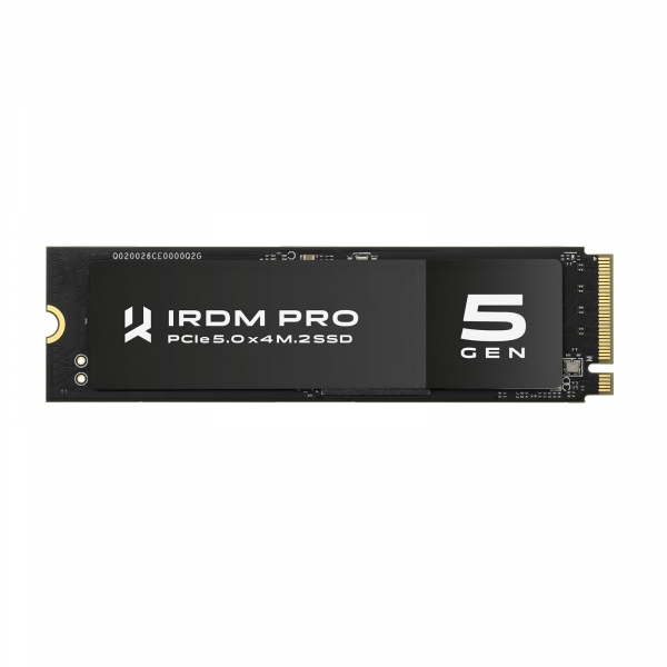  SSD 4TB Goodram IRDM Pro Gen5 M.2 2280 PCIe 5.0 x4 3D TLC (IRP-SSDPR-P54S-4K0-80) -  1