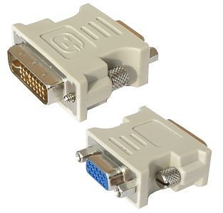  Cablexpert DVI - VGA (M/F), White (A-DVI-VGA) -  1