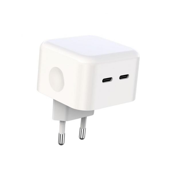    XO L102 (2USB-C3A) QC3.0 White (XO-L102i-WH) +  Lightning -  2