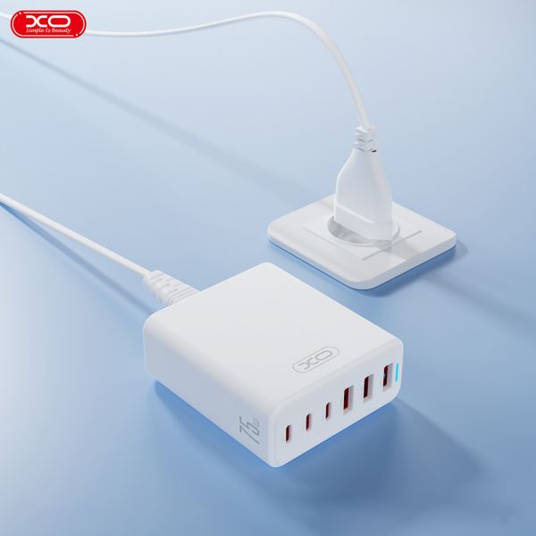    XO L133 (3USB-, 3USB, 3) PD, QC 3.0 White (L133.white) -  4