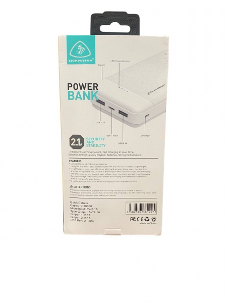    Lionpatton L14 20000mAh Black (LI- L14-BK) -  9