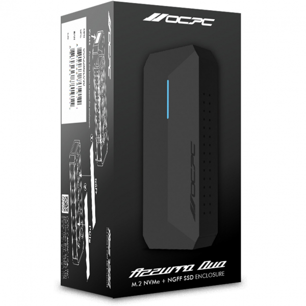   OCPC Azzurro Duo NVMe PCIe M.2 to USB 3.1 (OCAZZM2ECSD) -  6