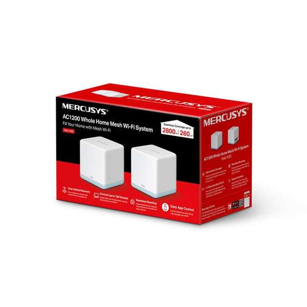 WiFi Mesh  Mercusys Halo H30 (2-pack) -  7