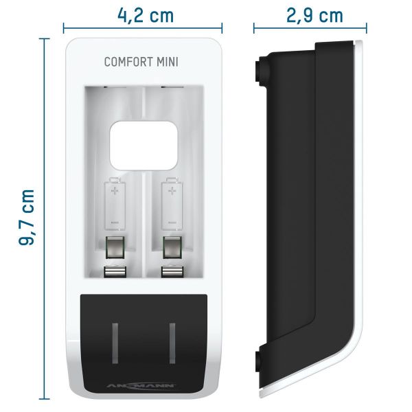  i Ansmann Comfort Mini+2AA (1001-0091-01) -  8