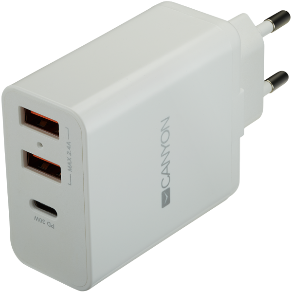    Canyon (2USB, 2.4A) White (CNE-CHA08W) -  1