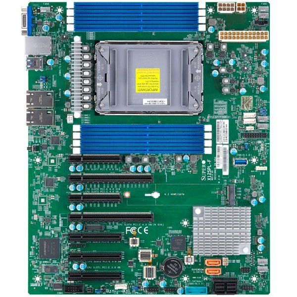     Supermicro mainboard server MBD-X12SPL-F-O ATX, Intel C621A, Dual LAN with Intel i210 Gb Ethernet, Intel C621A controller for 10 SATA3 (6 Gbps) ports; RAID 0,1,5,10, Bulk (MBD-X12SPL-F-B) -  1