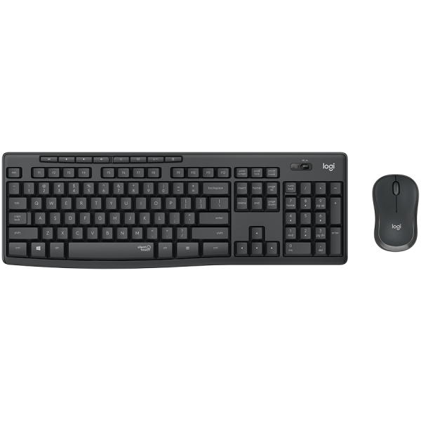  (Box) LOGITECH MK295 Silent Wireless Combo - GRAPHITE - RUS - 2.4GHZ - INTNL (L920-009807) -  1