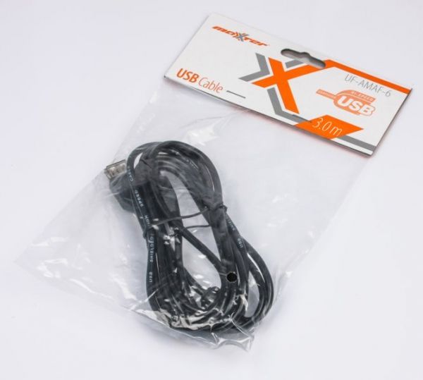 - USB 2.0 AM/AF, 3  Maxxter U-AMAF-10 -  2