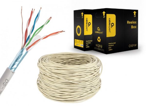 CAT5e, ,    (CCA  AWG24),  , 305  Cablexpert FPC-5004E-SOL -  2