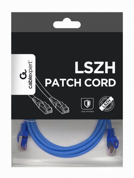  , S/FTP, , 50u"   , 1 ,  Cablexpert PP6A-LSZHCU-B-1M -  4