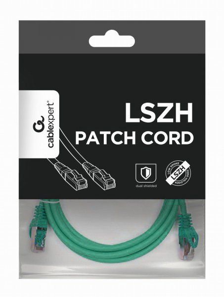  , S/STP, , 50u"   , 0.25 ,  Cablexpert PP6A-LSZHCU-G-0.25M -  4