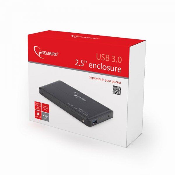   2.5", USB 3.0,  Gembird EE2-U3S-2 -  3