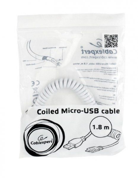  micro  USB 2.0 A-/Micro B- Cablexpert CC-mUSB2C-AMBM-6-W -  6