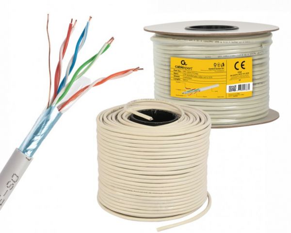 CAT5e, ,  , 100  Cablexpert FPC-5004E-SO/100C -  2