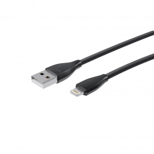  USB 2.0 -/Lightning, 1.0 , , 2.4  Maxxter UB-L-USB-01BK -  2