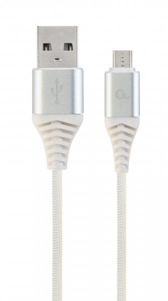  micro USB 2.0 A-/Micro B-, , 2.1  Cablexpert CC-USB2B-AMmBM-1M-BW2 -  1