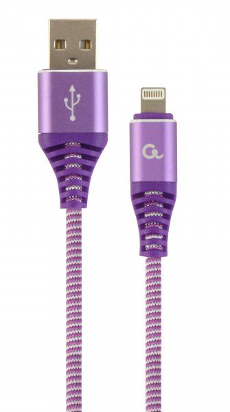  USB 2.0 -/Lightning, 1 , , 2.1  Cablexpert CC-USB2B-AMLM-1M-PW -  1